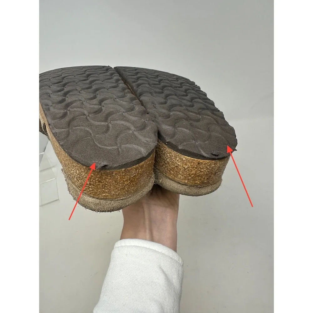 Birkenstock Buckley Suede Clog Gray Taupe 40 / Womens US 9-9.5